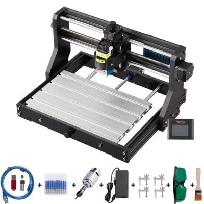 VEVOR 15W CNC 3018 DIY Graveermachine Pro 300x180x45mm Graveermachine 3-assige Mini Lasergraveerder met GRBL-bedieningspaneel en offline controller