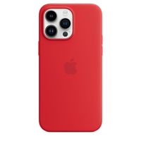 iPhone 14 Pro Max Apple Siliconen Hoesje met MagSafe MPTR3ZM/A - Rood - thumbnail