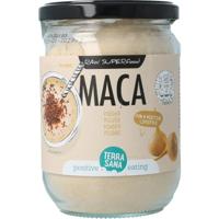 Terrasana Raw maca high energy poeder in glas bio