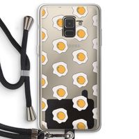 Bacon to my eggs #1: Samsung Galaxy A8 (2018) Transparant Hoesje met koord