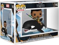 Black Panther Wakanda Forever Funko Pop Vinyl: Namor with Orca