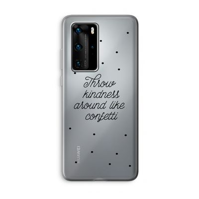Confetti: Huawei P40 Pro Transparant Hoesje