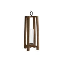 Kaarshouder Home ESPRIT Natuurlijk Kristal Mangohout 27 x 27 x 54 cm