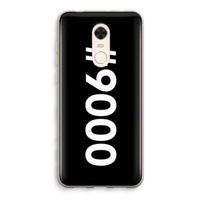 #9000: Xiaomi Redmi 5 Transparant Hoesje