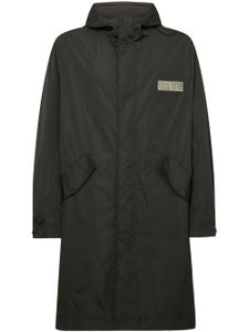 Karl Lagerfeld parka à logo Ikonik 2.0 - Noir