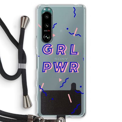 GRL PWR: Sony Xperia 5 III Transparant Hoesje met koord