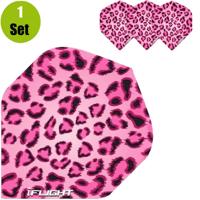 Designa Luipaard Dartflights - Roze