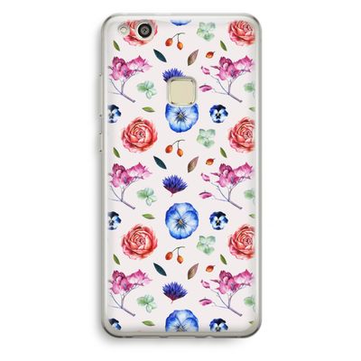 Bloemetjes: Huawei Ascend P10 Lite Transparant Hoesje