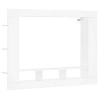 vidaXL Tv-meubel 152x22x113 cm bewerkt hout wit