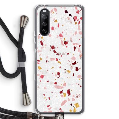 Terrazzo N°9: Sony Sony Xperia 10 III Transparant Hoesje met koord