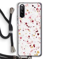 Terrazzo N°9: Sony Sony Xperia 10 III Transparant Hoesje met koord