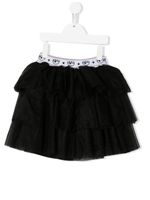 Chiara Ferragni Kids jupe-tutu à ceinture à logo - Noir - thumbnail