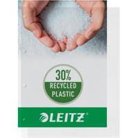 Leitz Premium Showtas A4 geopend, boven en links, 30% gerecycleerd plastic, pak van 100 stuks