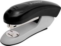 Q-CONNECT nietmachine, kunststof, half strip, 20 blad, zwart