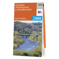 Wandelkaart - Topografische kaart 159 OS Explorer Map Reading, Wokingham & Pangbourne Map | Thames Path | Ordnance Survey