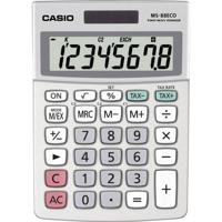 Casio MS-88ECO Bureaurekenmachine Zilver Aantal displayposities: 8 werkt op zonne-energie, werkt op batterijen (l x b x h) 145 x 103 x 31 mm - thumbnail