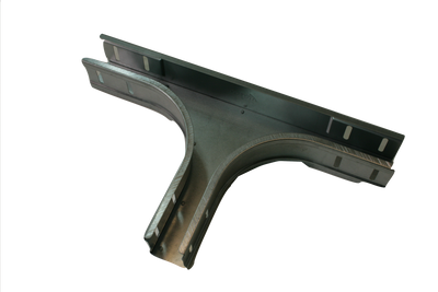 T stuk 50mm metalen kabelgoot gegalvaniseerd
