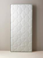 Ademende kindermatras met veren, behandeld met Passerelle®. wit