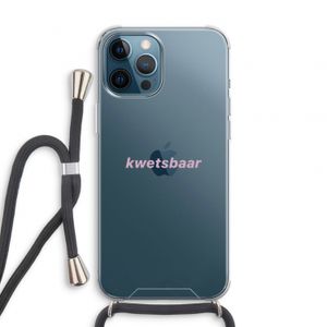 kwetsbaar: iPhone 12 Pro Transparant Hoesje met koord