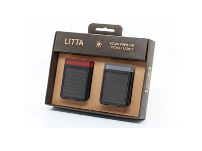 LITTA verlichtingsset zonne-energie zwart