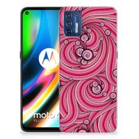 Motorola Moto G9 Plus | Hoesje maken | Swirl Pink