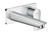 Hansgrohe Talis S inbouw wastafelkraan met 16.5cm uitloop afbouwdeel chroom - thumbnail