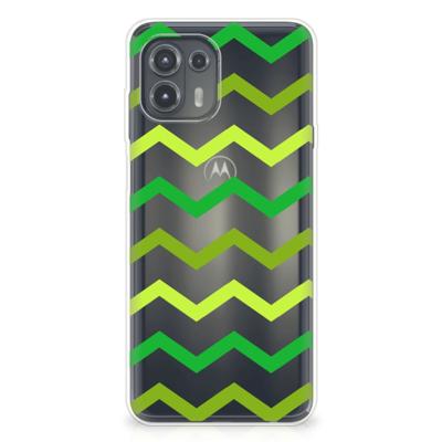 Motorola Edge 20 Lite | TPU bumper | Zigzag Groen