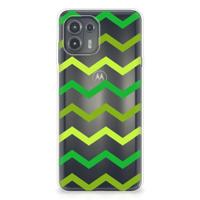 Motorola Edge 20 Lite | TPU bumper | Zigzag Groen