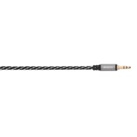 Avinity Audiokabel 3,5-mm Stek./stek. Stereo Stof Verguld 0,5 M Avinity Audiokabel 3,5-mm Stek./stek. Stereo Stof Verguld 0,5 M