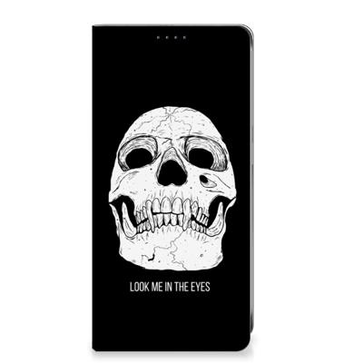 Mobiel BookCase Samsung Galaxy S24FE Skull Eyes