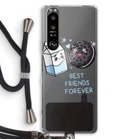 Best Friend Forever: Sony Xperia 1 III Transparant Hoesje met koord