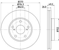 Remschijf 8DD355118951