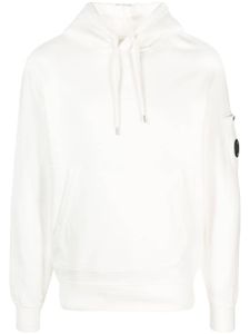 C.P. Company hoodie Oblo à patch logo - Blanc