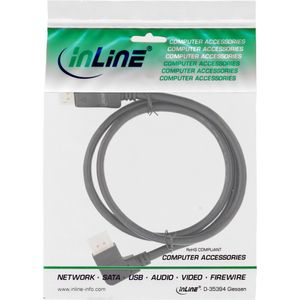 InLine 17155L DisplayPort kabel 5 m Zwart
