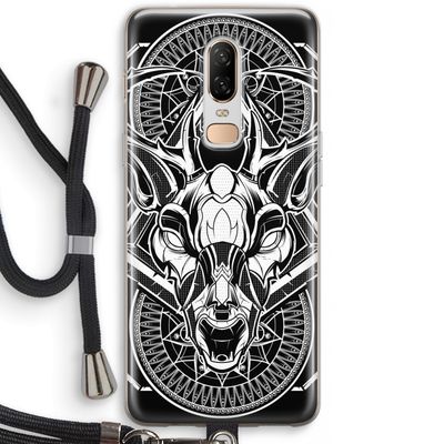 Oh Deer: OnePlus 6 Transparant Hoesje met koord