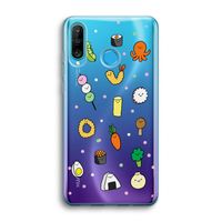 Happy bento friends: Huawei P30 Lite Transparant Hoesje