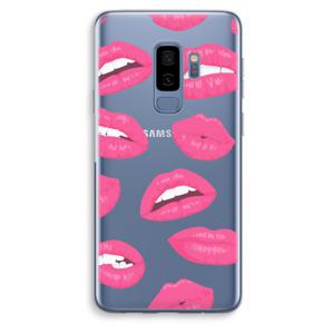 Bite my lip: Samsung Galaxy S9 Plus Transparant Hoesje