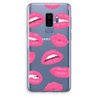 Bite my lip: Samsung Galaxy S9 Plus Transparant Hoesje - thumbnail
