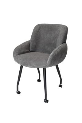 Armstoel Rowan antraciet