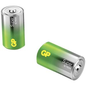 GP Super D batterij (mono) Alkaline 1.5 V 2 stuk(s)