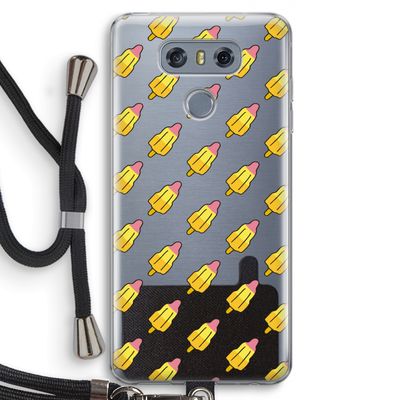 Waterijsjes: LG G6 Transparant Hoesje met koord