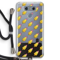 Waterijsjes: LG G6 Transparant Hoesje met koord