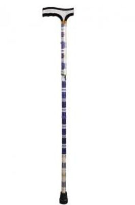 Able 2 Wandelstok opvouw geruit 74-84cm (1 st)