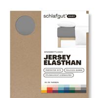 Schlafgut Schlafgut EASY Jersey Elasthan Hoeslaken XL - 180x200 - 200x220 128 Grey Mid