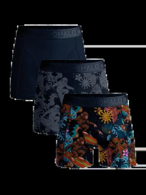 Boys 3-Pack Boxer Shorts Surfmonkey Print/Blue Jongens Ondergoed