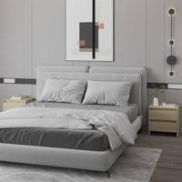 Nachtkastjes 2 st 45x34,5x44,5 cm bewerkt hout sonoma eiken