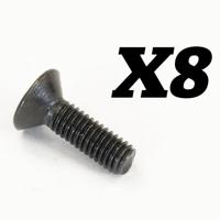 FTX - Rokatan Flat Head Cross Screw M3X10 (FTX10194) - thumbnail