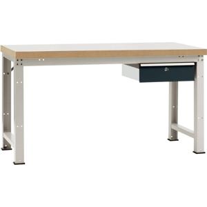 Manuflex WP5407.7016 Compleet werkbank reden PROFI standaard met kunststof plaat, bxdxh = 1500 x 700 x 840 mm