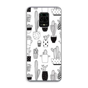 Cactusmotief: Xiaomi Redmi Note 9 Pro Transparant Hoesje