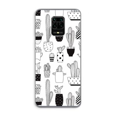 Cactusmotief: Xiaomi Redmi Note 9 Pro Transparant Hoesje